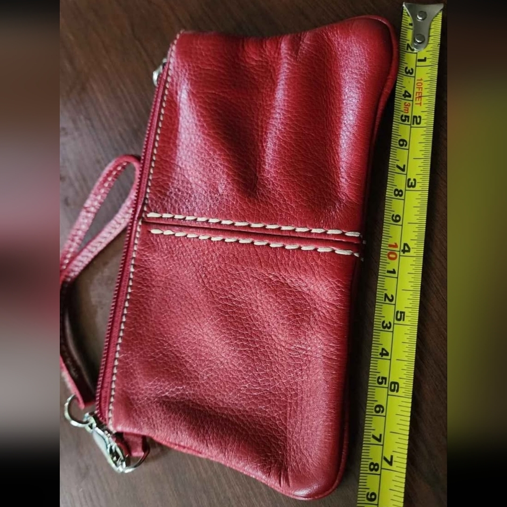 ROOTS Leather Wristlet
